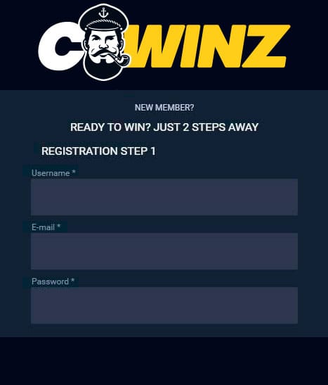 login at new cwinz casino